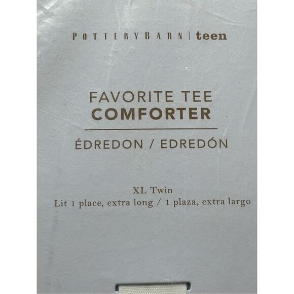 Pottery Barn Teen Favorite Tee Comforter Twin XL - Picture 3 of 7